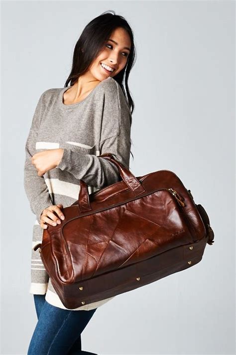 Leather Carryall Bag This Leather Carryall Bag Has Sturdy Handles With