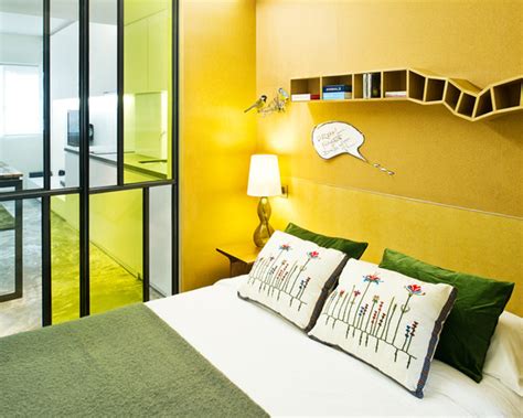 Yellow Wall Paint To Create Cheerful And Fraesh Nuance In The Rooms