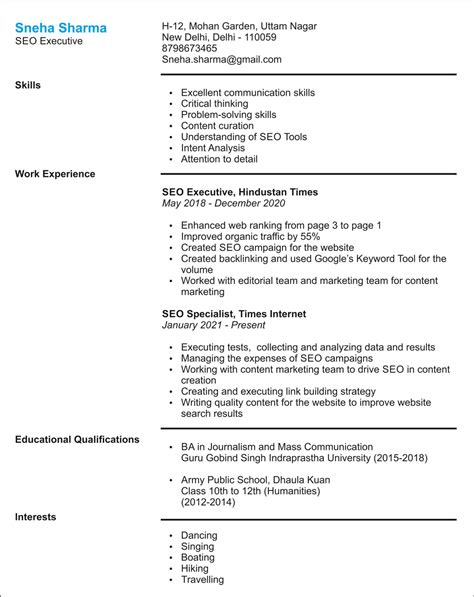 hobbies in resume with 60 examples