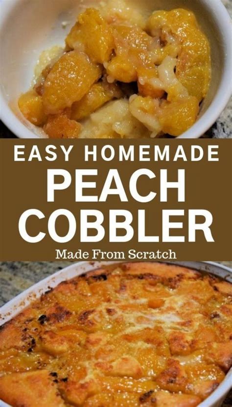 Easy Southern Peach Cobbler Recipe Hidden Springs Homestead Recipe