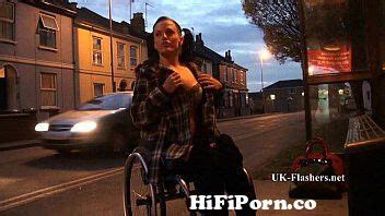 Leah Caprice Flashing Nude In Cheltenham From Her Wheelchair From File