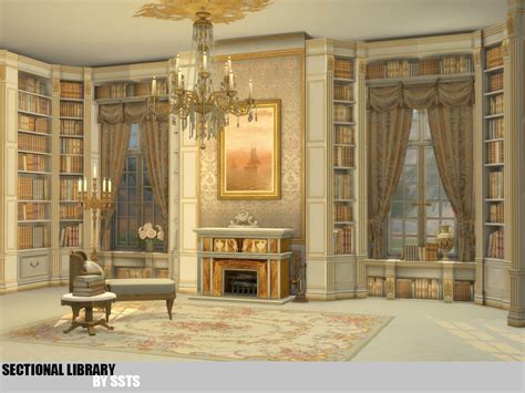 Sims 4 Sectional Library By Ssts New Meshes Base Game The Sims Book