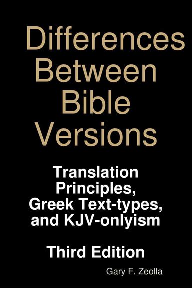 Differences Between Bible Versions Third Edition