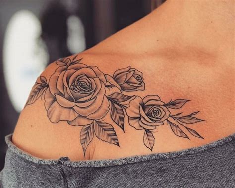 Rose Shoulder Tat Shoulder Tattoos For Women Simple Shoulder Tattoo Tattoos