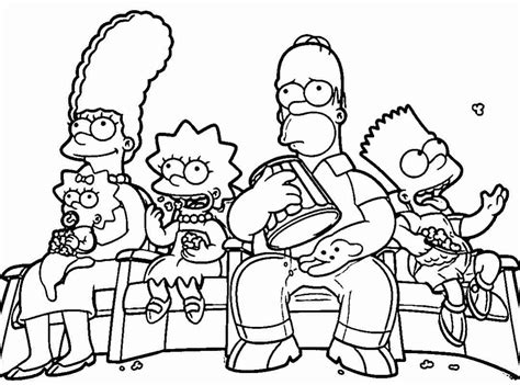 Lisa simpson does her homework coloring page. Simpsons Coloring Pages To Print at GetDrawings | Free ...