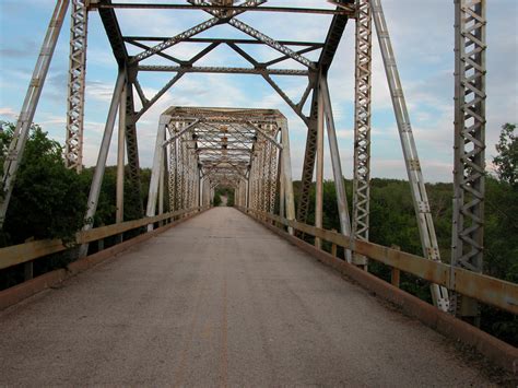 Looking Down Brazos River Bridge Side 1 Of 1 The