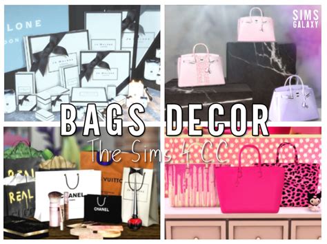 Sims 4 Cc Bags Decor Collection Decor Bags Are A Sims Galaxy