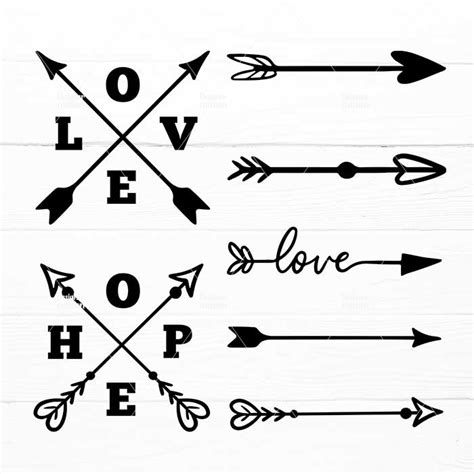 Svg Arrow Collection For Cricut And Silhouette