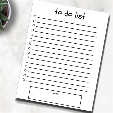 Organize Your Daily Tasks With Our Printable To Do List Template