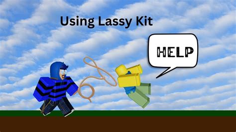 Using Lassy Kit In Roblox Bedwars Youtube
