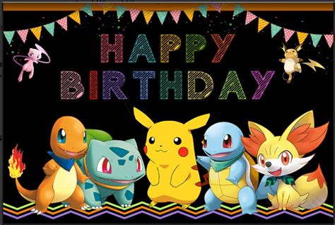 Pokemon Happy Birthday Ubicaciondepersonascdmxgobmx