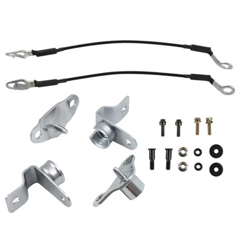 Tailgate Handle Hinge Latch Striker Cable Kit For 99 2006 Chevy