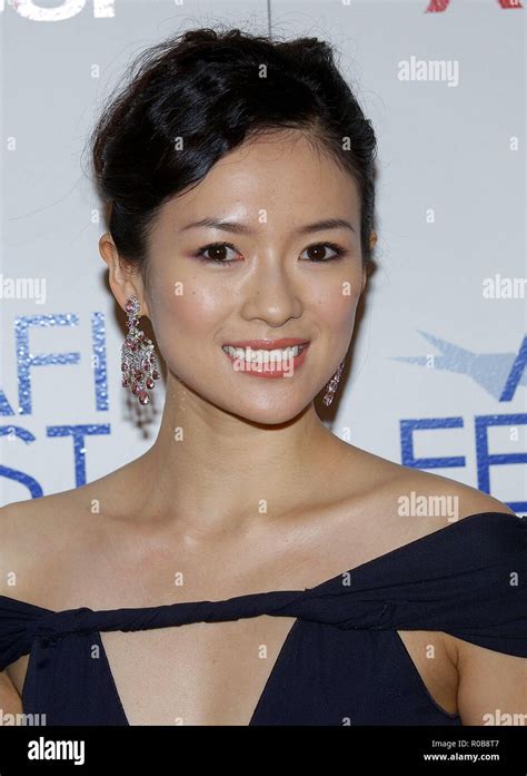 Ziyi Zhang Arriving At The Screening For The House Of The Flying