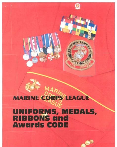 Marine Corps League Uniforms Medals Ribbons And Awards Code
