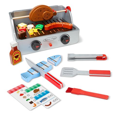 Buy Melissa And Doug Rotisserie And Grill Wooden Barbecue Play Food Set