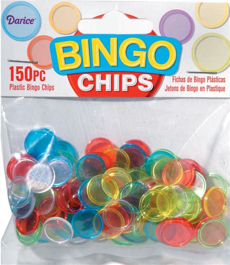 Plastic Bingo Chips 150pkg 082676024962