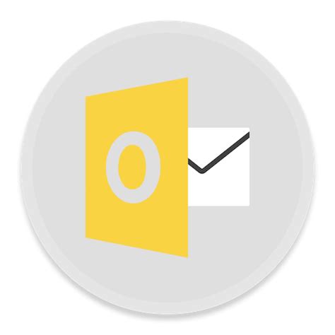 Outlook Icon Button Ui Ms Office 2016 Iconset Blackvariant