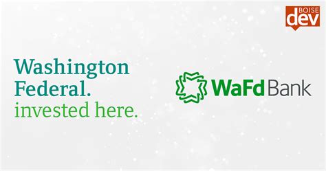 New Name For Washington Federal Wafd Bank Boisedev