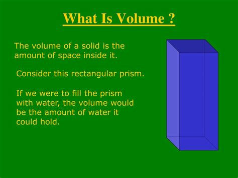 Ppt Finding The Volume Of Solid Figures Powerpoint Presentation Free