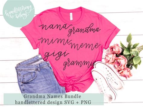 Grandma SVG Nana Cricut Cut File Mother S Day Gift Etsy