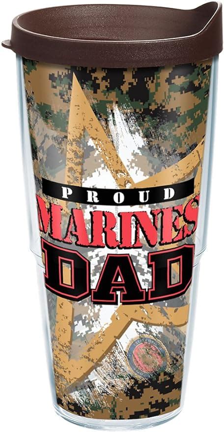 Tervis 1136725 Proud Marines Dad Tumbler With Wrap And
