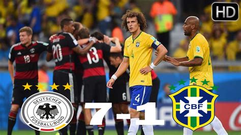 Germany Vs Brazil 7 1 All Goals And Highlights 08072010 Semi Final