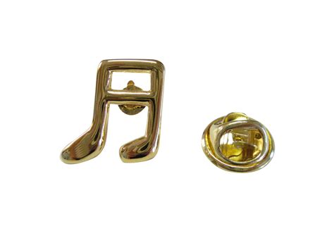 gold toned musical note lapel pin gold tones lapel pins gold