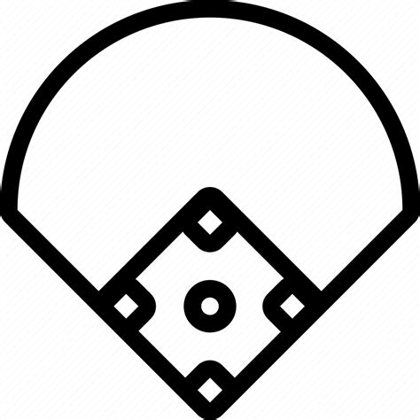 Baseball Diamond Field Game Sport Icon Download On Iconfinder