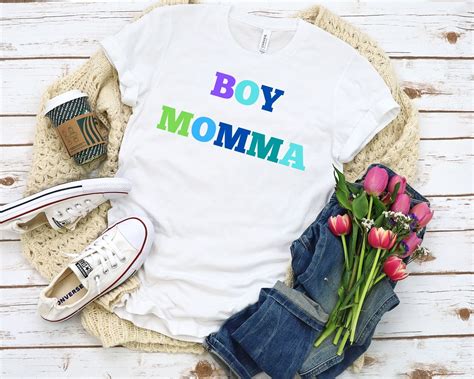 Boy Mom T Shirt Boy Momma Shirt Mom Of Boys Tshirt Etsy Uk