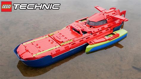 Huge Lego Technic Boat With Buwizz And Buggy Motors Youtube