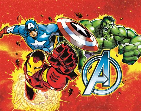 Marvel Avengers Led Canvas Art Set Of 4