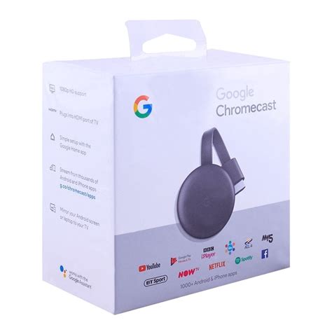 Chromecast is a simple plug and play dongle from google. Google Chromecast Gen 3.0 - GA00439GB | e-Retail.com