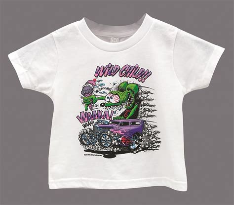 Rat Fink Wc002t Ed Roth Wild Child Youth T Shirts Summit Racing