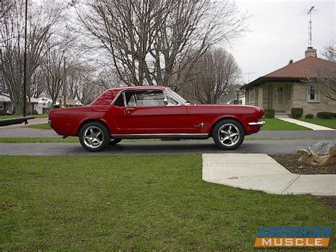 Four Lug Rims On A Inline Six 1966 Mustang Ford Mustang