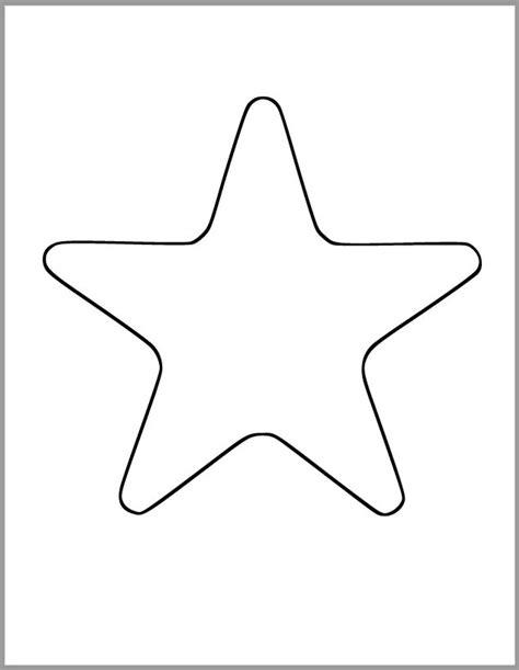 Stars In Different Sizes Coloring Page Free Printable Coloring Pages