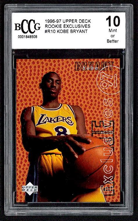 1996-97 Upper Deck Rookie Exclusives #R10 Kobe Bryant (BCCG 10