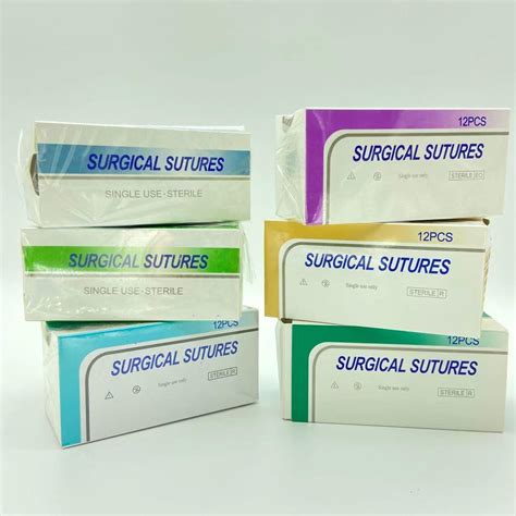 Surgical Sutures Absorbable And Non Absorbable Usp Silk Nylon Pga