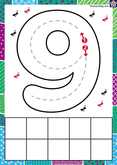 Free Printable Numbered Play Doh Mats