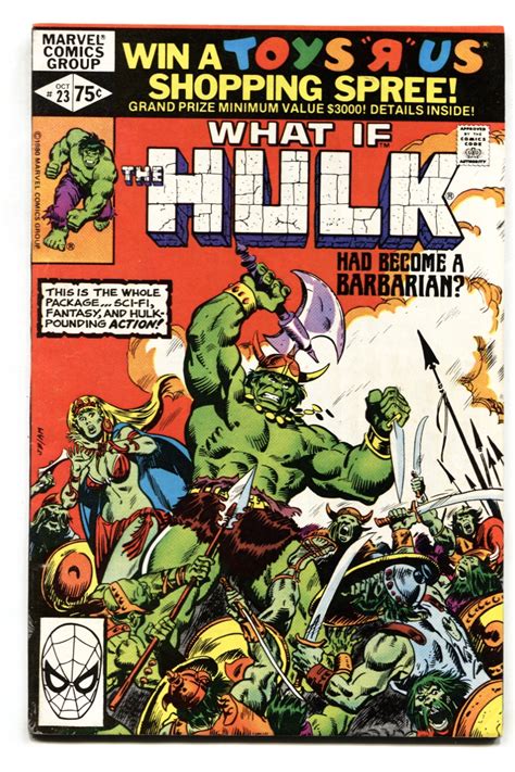 What If 23 Comic Book Barbarian Hulk Marvel Comic Vf Comics Barnebys