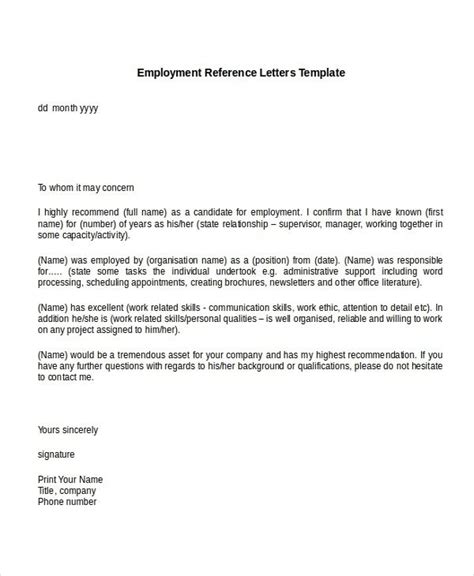 No objection letters from employers are important documents in the visa application process. Sample Recommendation Letter For Job From Employer With ...