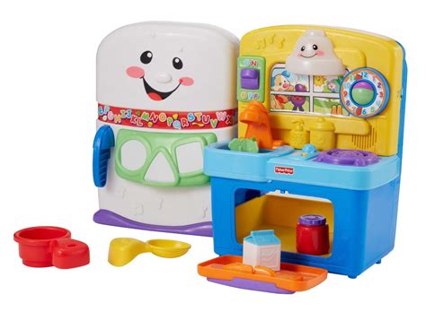 As your child watches you around the kitchen, making meals, washing dishes, and more, they can prented to accomplish the same tasks in their very own play kitchen! Laugh and Learn Baby Kitchen Review - Cookin Up Fun | Baby ...