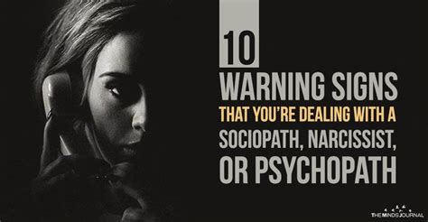 10 Warning Signs That Youre Dealing With A Sociopath Narcissist Or