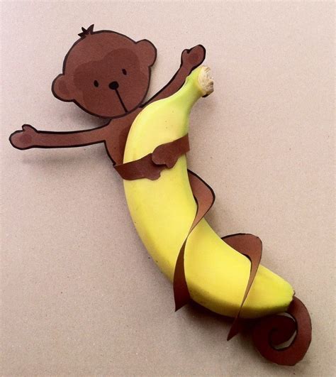 Easy Monkey Banana Treats Free Printable Diy Inspired