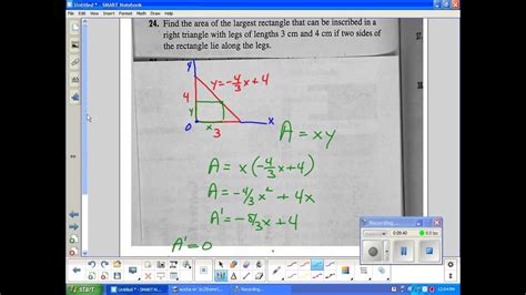 Ap Calculus Optimization Examples 3 Problems Juda Math Youtube