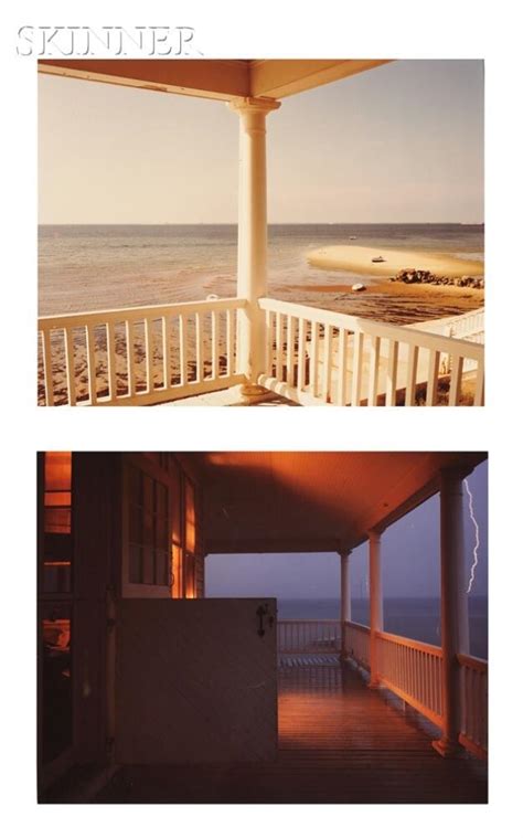 Joel Meyerowitz 2 Works Two Photographs Porch Provincetown And