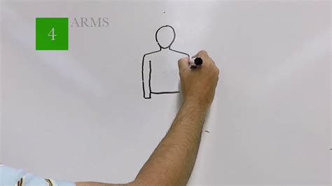How To Draw The Human Body For Kids Youtube