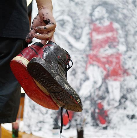 Artist Paints Michael Jordan With Air Jordans Sole Collector
