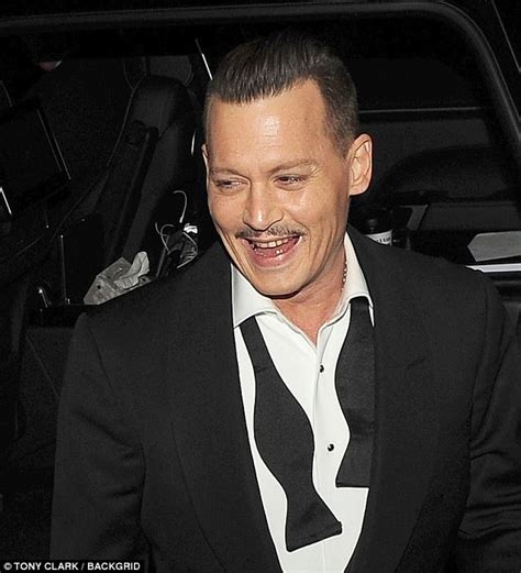 Johnny Depp Evokes The 20s In Black Tuxedo Daily Mail Online