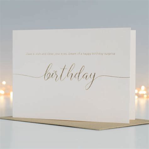 Make A Wish For A Birthday Dream Card By Make A Wish Candle Company