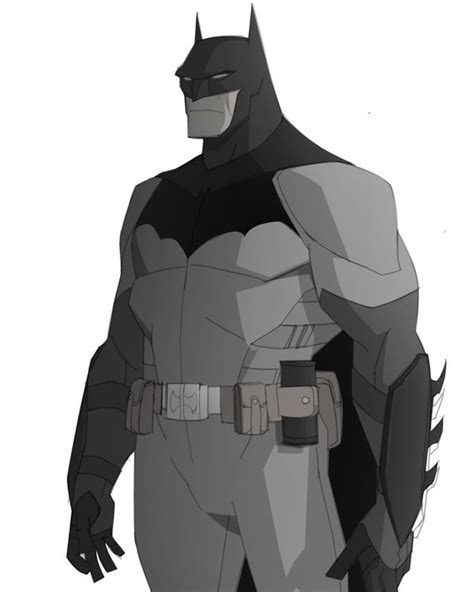 Batman Character Design For Cancelled Dark As Hell Animated Series